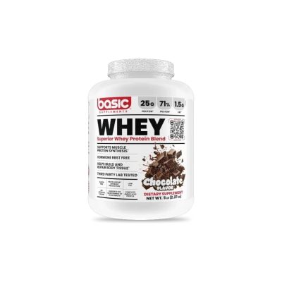 PROTEINA WHEY 5LBS 64 SERVICIOS CHOCOLATE  - BASIC