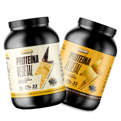 Pack 2 proteinas Gohard - Vainilla  - Banana