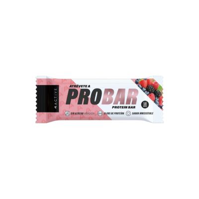 Imagen 2 del producto BOX 16 BARRAS PROBAR PROTEIN BAR FRUTOS ROJOS - 4ACTIVE