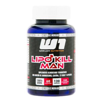 Termogénico Lipo Kill Man120 cápsulas Winkler Nutrition