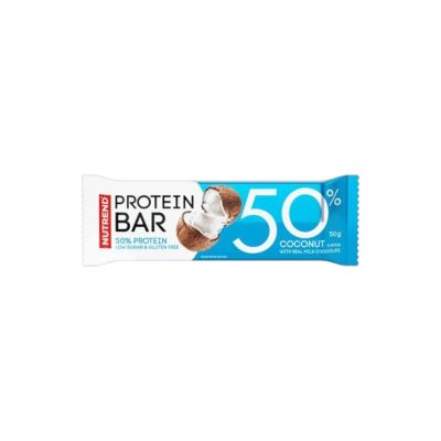 Imagen 2 del producto BOX 12 UNIDADES PROTEIN BAR 50% COCONUT 50GR - NUTREND
