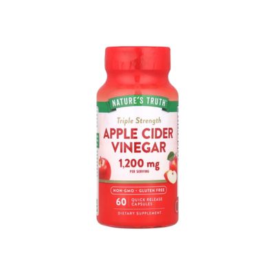 VINAGRE DE MANZANA 1200MG 60 CPS - NATURE´S TRUTH