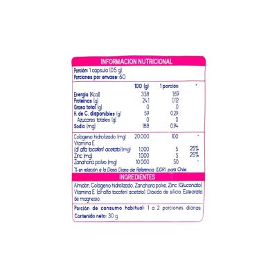 Imagen 2 del producto COLAGENO PLUS 60 CAPSULAS - SUPLALIM