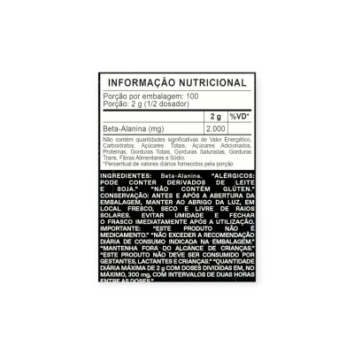 Imagen 2 del producto Beta Alanine 100%pure 200gramos - Atlhetica