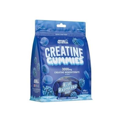 CREATINA EN GOMITAS 20 SERVICIOS 400GR BLUE RASPBERRY - APPLIED NUTRITION