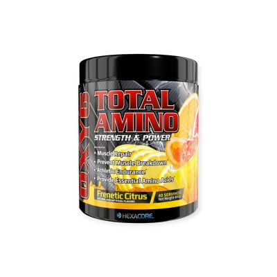 AMINO OXY 6 40 SERVICIOS 480GR FRENETIC CITRUS  - HEXACORE