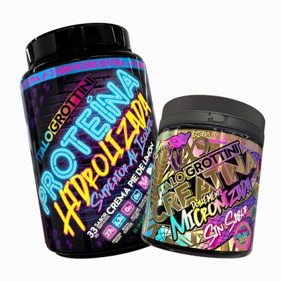 Imagen 1 del producto Proteína Hidrolizada 2,3 LB Pie limón + Creatina Monohidrato 300gr