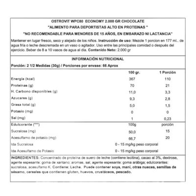 Imagen 2 del producto 100% Whey Protein 2000gr Peanut Butter + Creatina monohidratada 300gr + shaker 750ml