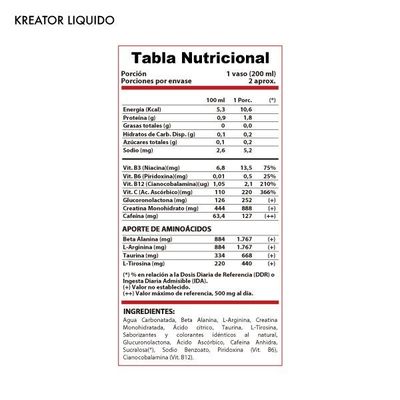 Imagen 2 del producto 6 Bebidas energéticas Kreator extreme punch 300mg cafeína 473 cc