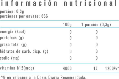 Imagen 2 del producto VITAMINA B12 200GR - ALPHA MEDICA