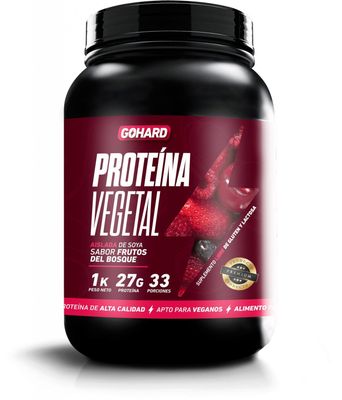 PROTEÍNA VEGETAL - 33 SERVICIOS - GOHARD FRUTOS DEL BOSQUE