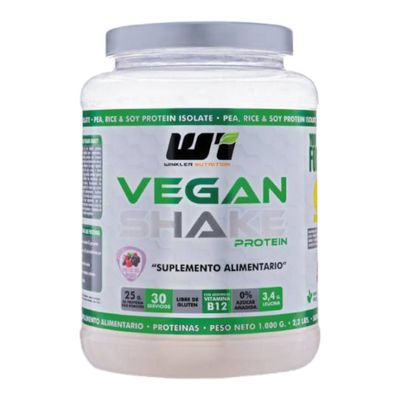 Proteina vegana Vegan Shake Frutos del bosque 1 kg 30sv -Winkler N.