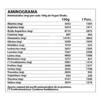 Imagen 2 del producto Proteina vegana Vegan Shake Frutos del bosque 1 kg 30sv -Winkler N.