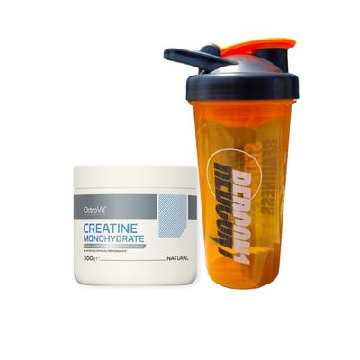 PACK CREATINA OSTROVIT SIN SABOR 300GR MAS SHAKER