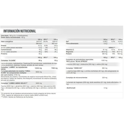 Imagen 2 del producto GANADOR DE PESO JUMBO 3520GR - Scitec Nutrition CHOCOLATE SCITEC NUTRITION