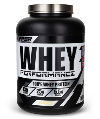 PROTEÍNA 100% WHEY PERFOMANCE 5 LIBRAS VAINILLA - KIFFER