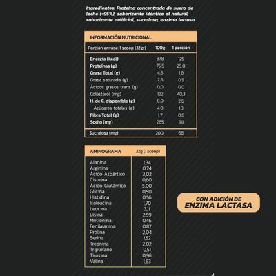 Imagen 2 del producto PROTEINA WHEY 1,1KG 35 PORCIONES CHOCOLATE BLANCO - ZEIN