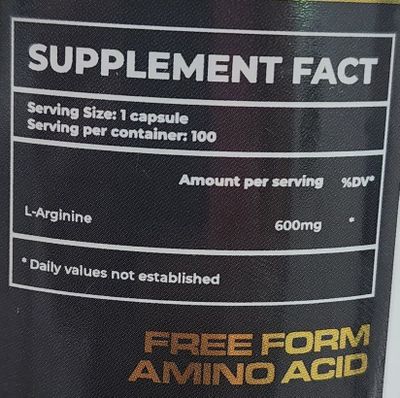 Imagen 2 del producto L-Arginina Pro Series – 100 capsulas - Greatlhete