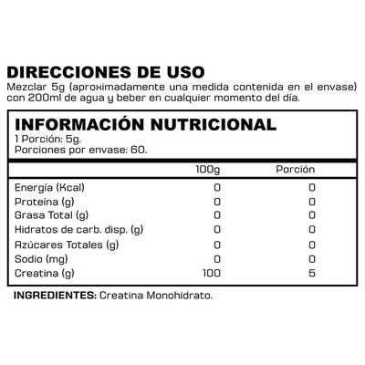 Imagen 2 del producto Pack Creatina 300gr + Pre-entreno Intense 240g - Binahfit