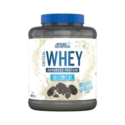 PROTEINA CRITICAL WHEY 2KG 67 SERVICIOS COOKIES & CREAM - APPLIED NUTRITION