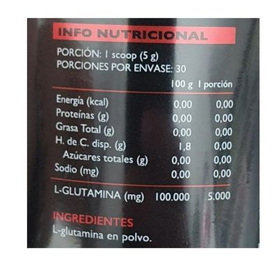 Imagen 2 del producto Glutamina 150 Mynutrition - 30 Servicios