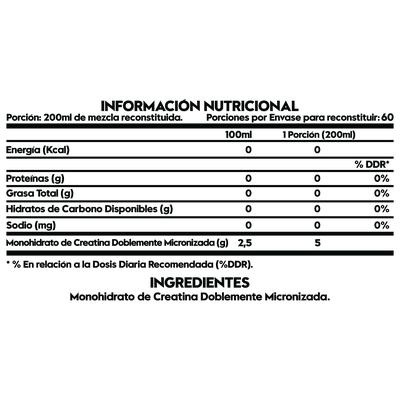 Imagen 2 del producto CREATINA MONOHIDRATO MICRONIZADA 300GR SIN SABOR - ITALO GROTTINI