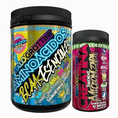 Imagen 1 del producto Aminoácidos & Bcaas Esenciales  + Creatina 40 Sv Sandía