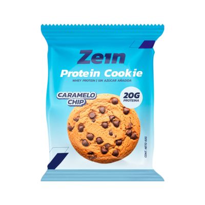 Imagen 2 del producto PACK X12 GALLETON PROTEIN COOKIE 20GR CARAMELO CHIP ZEIN