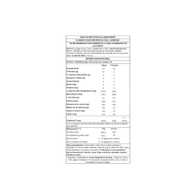 Imagen 2 del producto PRE-ENTRENO STIMUL8 35SV NUEVA FORMULA BLUE RASPBERRY - FINAFLEX