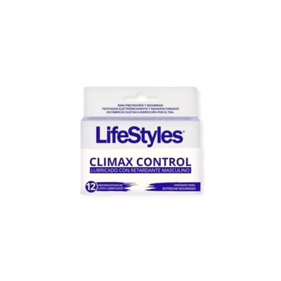 Imagen 2 del producto PRESERVATIVOS CLIMAX CONTROL 12 UNIDADES  LIFESTYLES