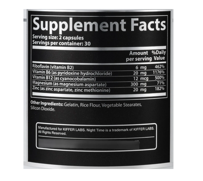 Imagen 2 del producto Night Time 60 Cápsulas Kiffer