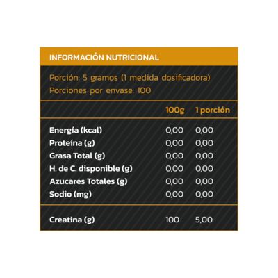 Imagen 2 del producto CREATINA MONOHIDRATADA Y MICRONIZADA 500gr - ZEIN