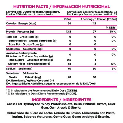 Imagen 2 del producto PROTEINA HIDROLIZADA DULCE DE LECHE 2,3 LB + CREATINA 40 SV NARANJA