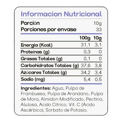 Imagen 2 del producto SAUCE 330G – CHEF PROTEIN BERRIES