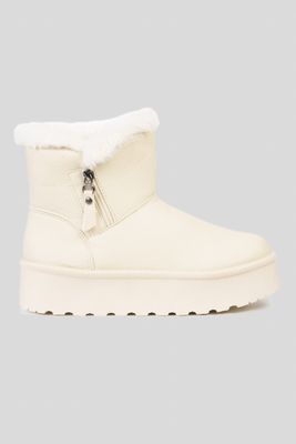 Botín Mujer Beige Arwen Thunder Blue