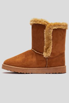 Imagen 2 del producto Bota Mujer Camel Felpu Chancleta