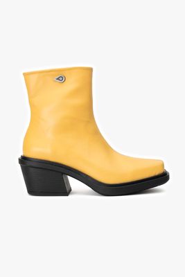 Botín Cuero Hela Amarillo Landazuri