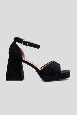 Taco Mujer Negro Abigail Boteli