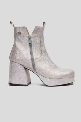 Botín Aspasia Glitter Cuero Landazuri