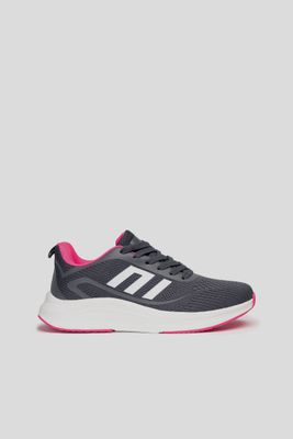 Zapatilla Mujer Gris Rosa Triale Chinitown