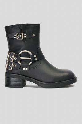 Botín Mujer Negro Dahia Thunder Blue