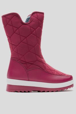 Bota Impermeable Mujer Burdeo Yunari Chinitown