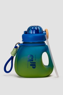 Botella De Agua Con Agarre 1000ml Azul Verde Chinitown