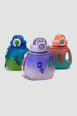 Imagen 2 del producto Botella De Agua Con Agarre 1000ml Azul Verde Chinitown