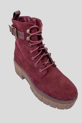 Imagen 2 del producto Botín Casual Mujer Burdeo Kendall Chinitown