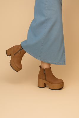 Imagen 2 del producto Botín Mujer Café Late Lide Chinitown