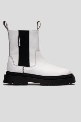 Botín Cuero Vesta Blanca Landazuri