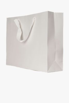 Imagen 2 del producto Pack 10 Bolsa de Lujo Couché Tamaño 30x40x12 cm Blanco Chinitown