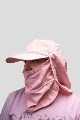 Vicera Deportiva con Proteccion Solar Rosa Chinitown