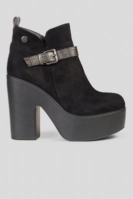 Imagen 1 del producto Botín Casual Mujer Negro Zidaina Chinitown